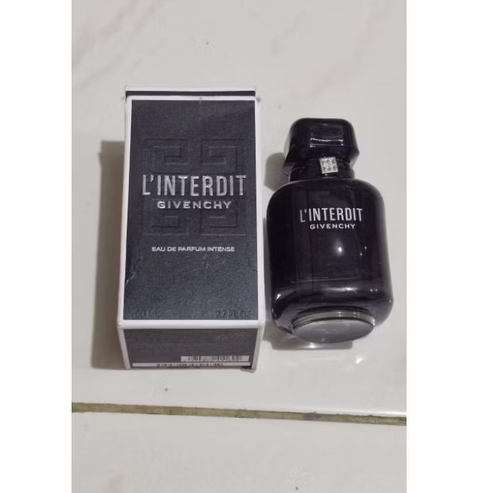 Botol Kosong Givenchy L'interdit EDP intense 80ml plus Box Original