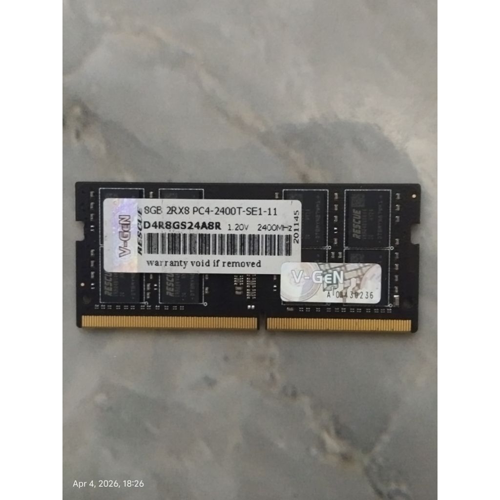 RAM VGEN DDR4 SODIMM 8GB