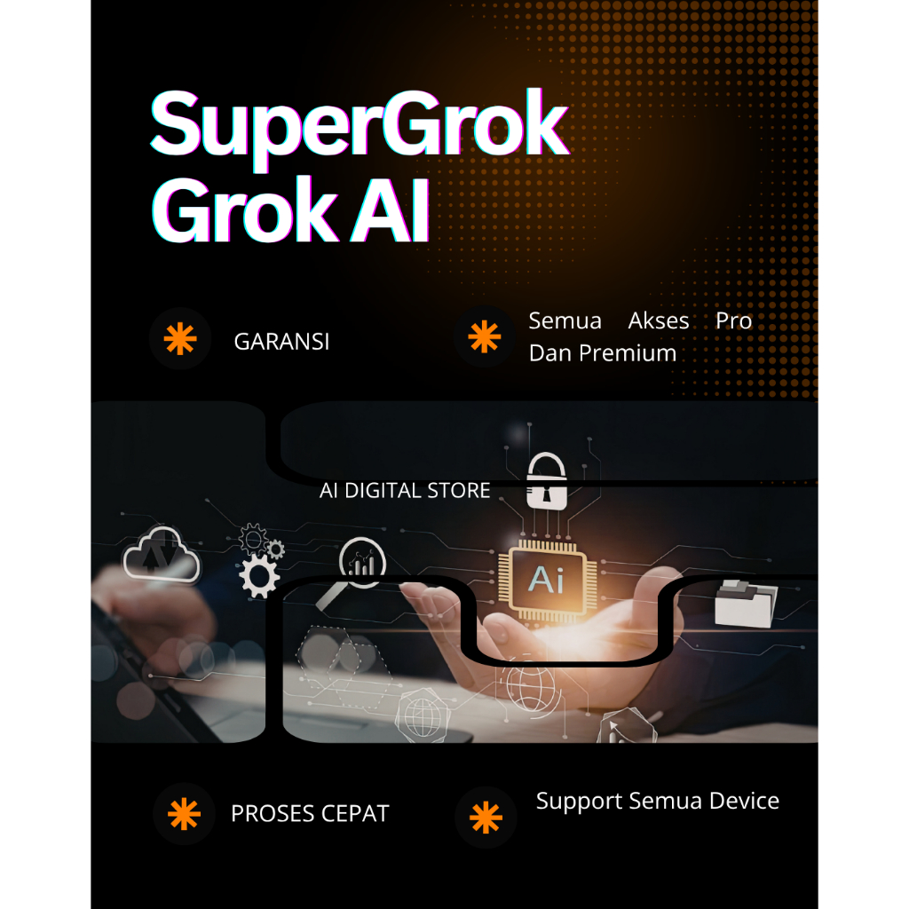 SUPER GROK AI private 1 BULAN