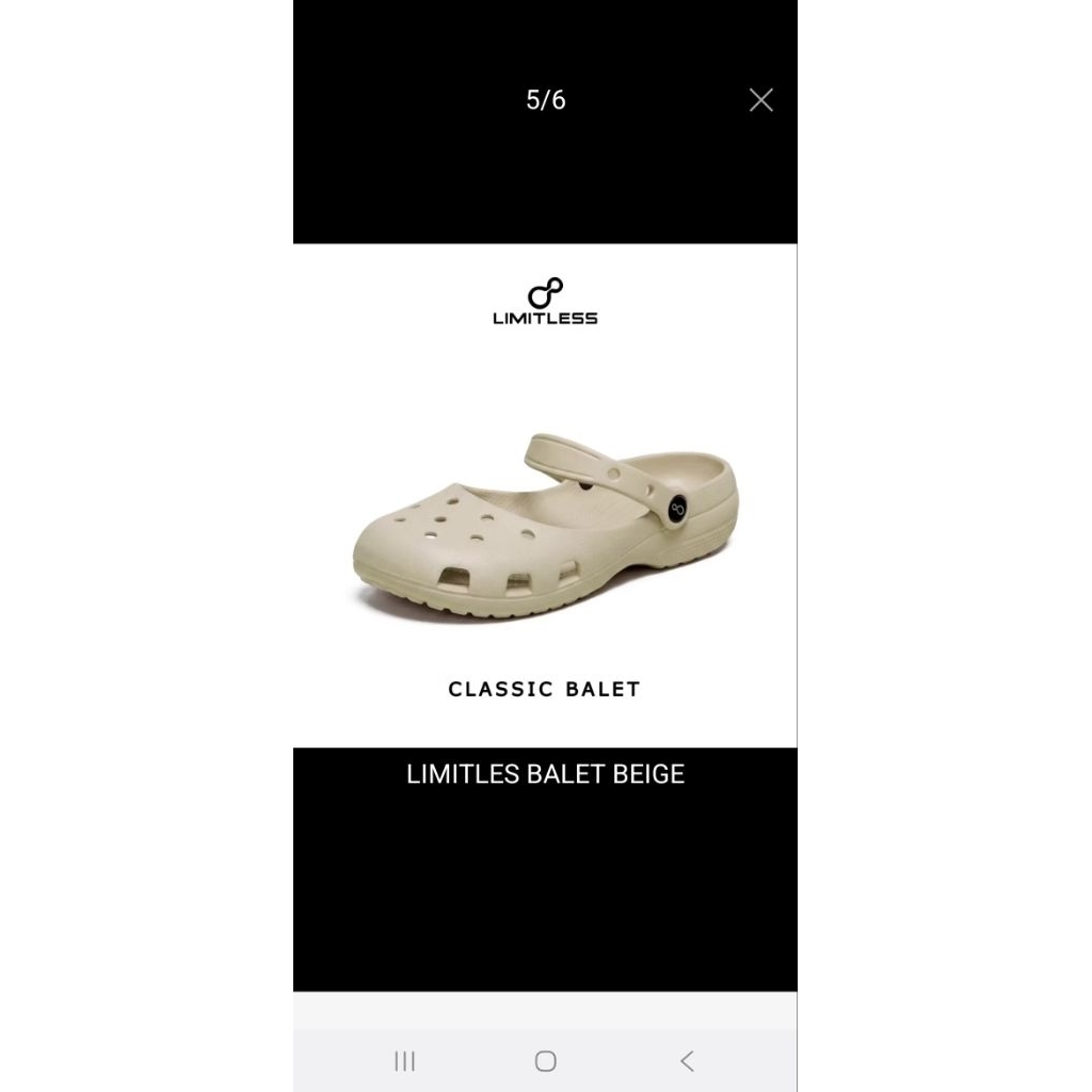 sandal ballerina limitless
