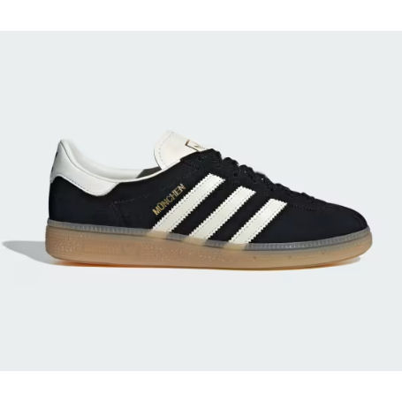 ADIDAS MUNCHEN [CORE BLACK / OFF WHITE] #IH4206 HAGUSNEAKER GARANSI 100% ORIGINAL