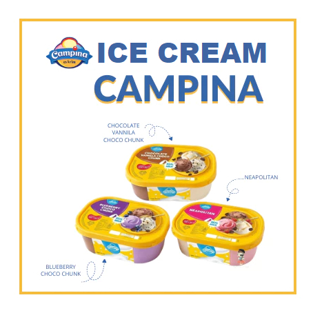 ICE CREAM CAMPINA 700 ML/ES KRIM CAMPINA 700ML
