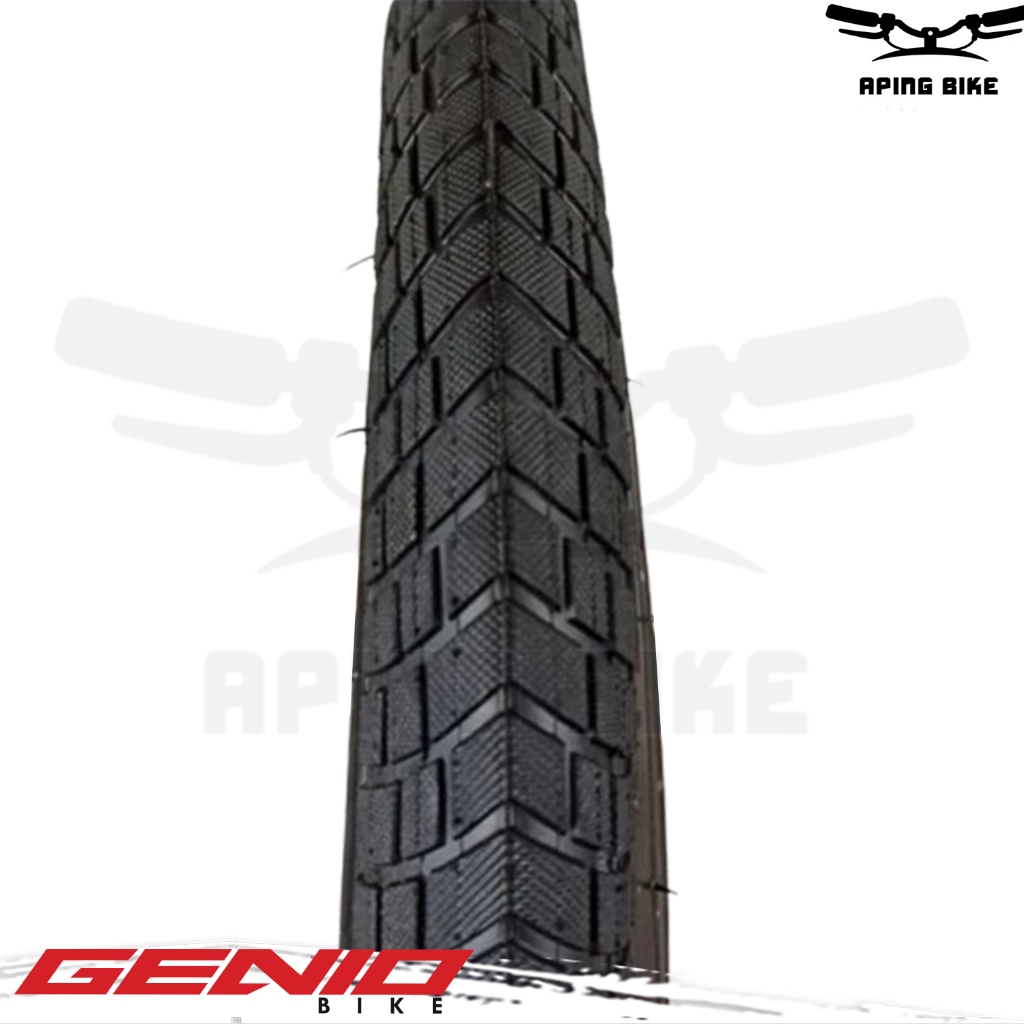 Ban Luar Sepeda Genio 20 x 2125 F116 Hitam 20 x 2.125 BMX Lipat