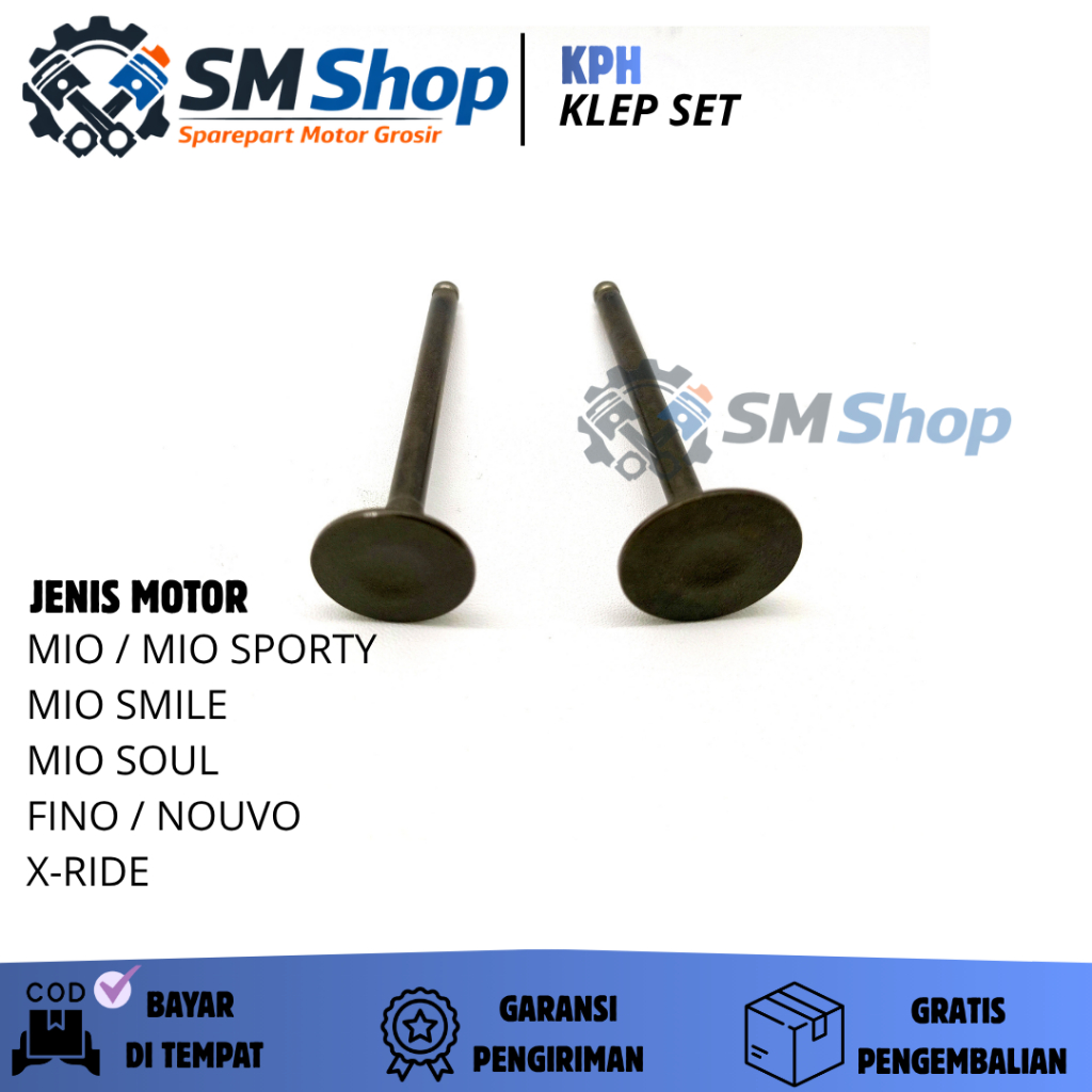 5TL KLEP SET MOTOR YAMAHA MIO / PAYUNG KLEP SET MOTOR MIO SOUL / SET KLEP X-RIDE / KLEP SET PAYUNG /