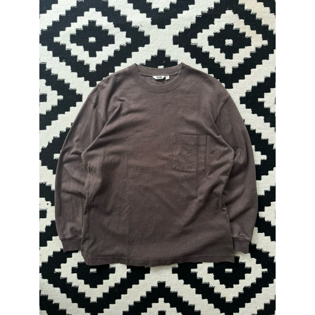 tshirt longsleeve uniqlo pocket