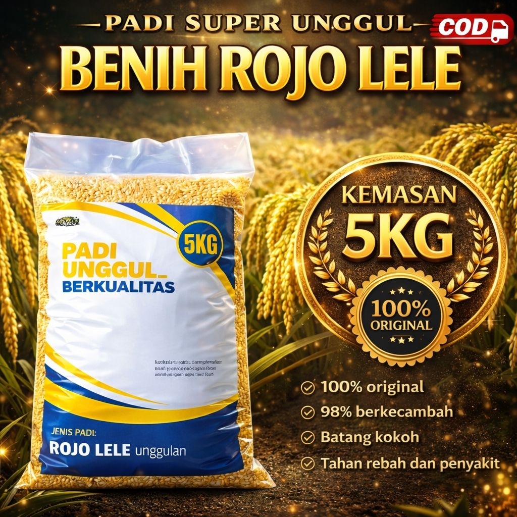 benih padi Rojo lele 5kg berkualitas