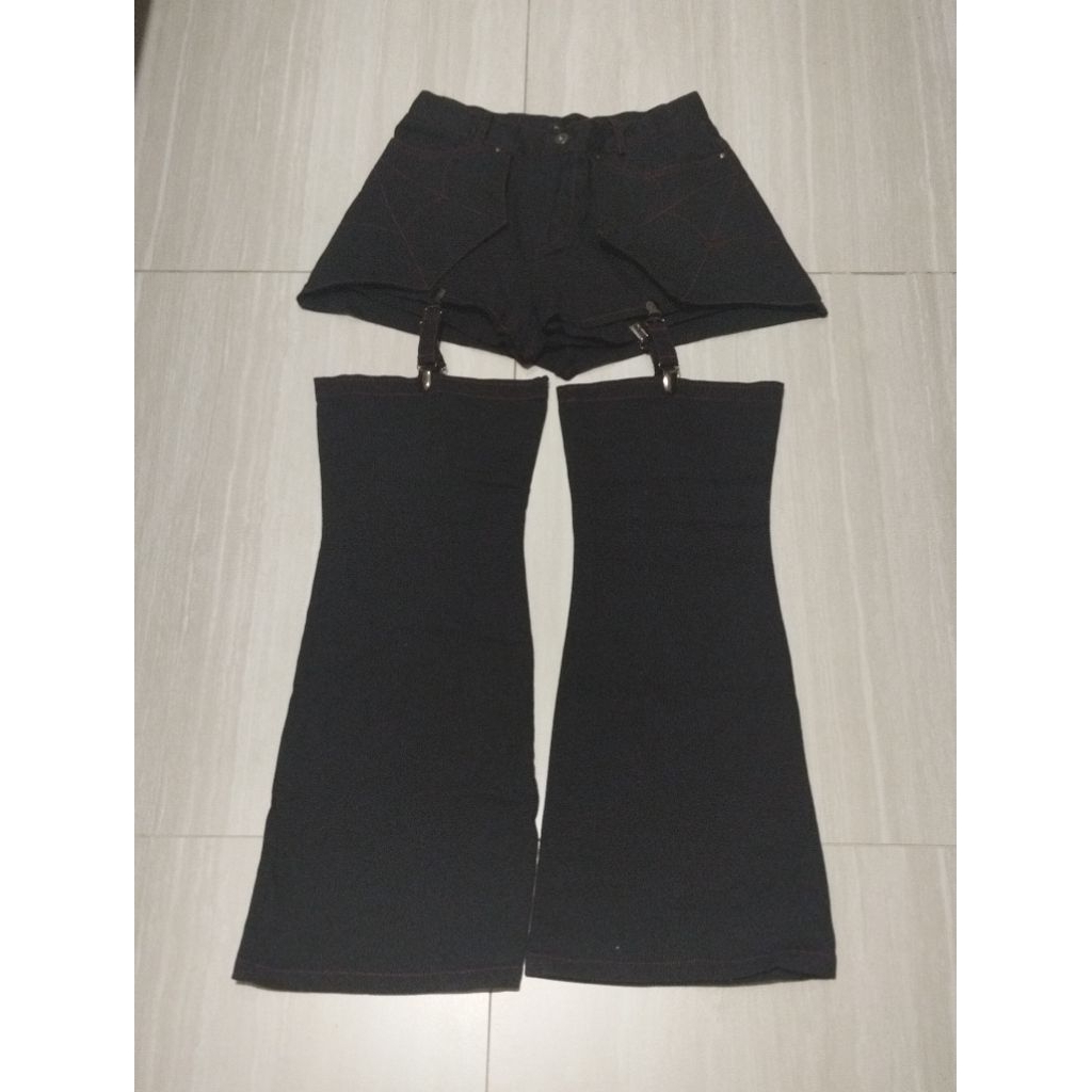 PEACE NOW/BLACK PEACE NOW JPunk Pants with Detachable Leg Warmers