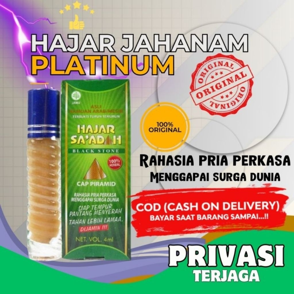 minyak oles hajar saadah permanen tahan lama