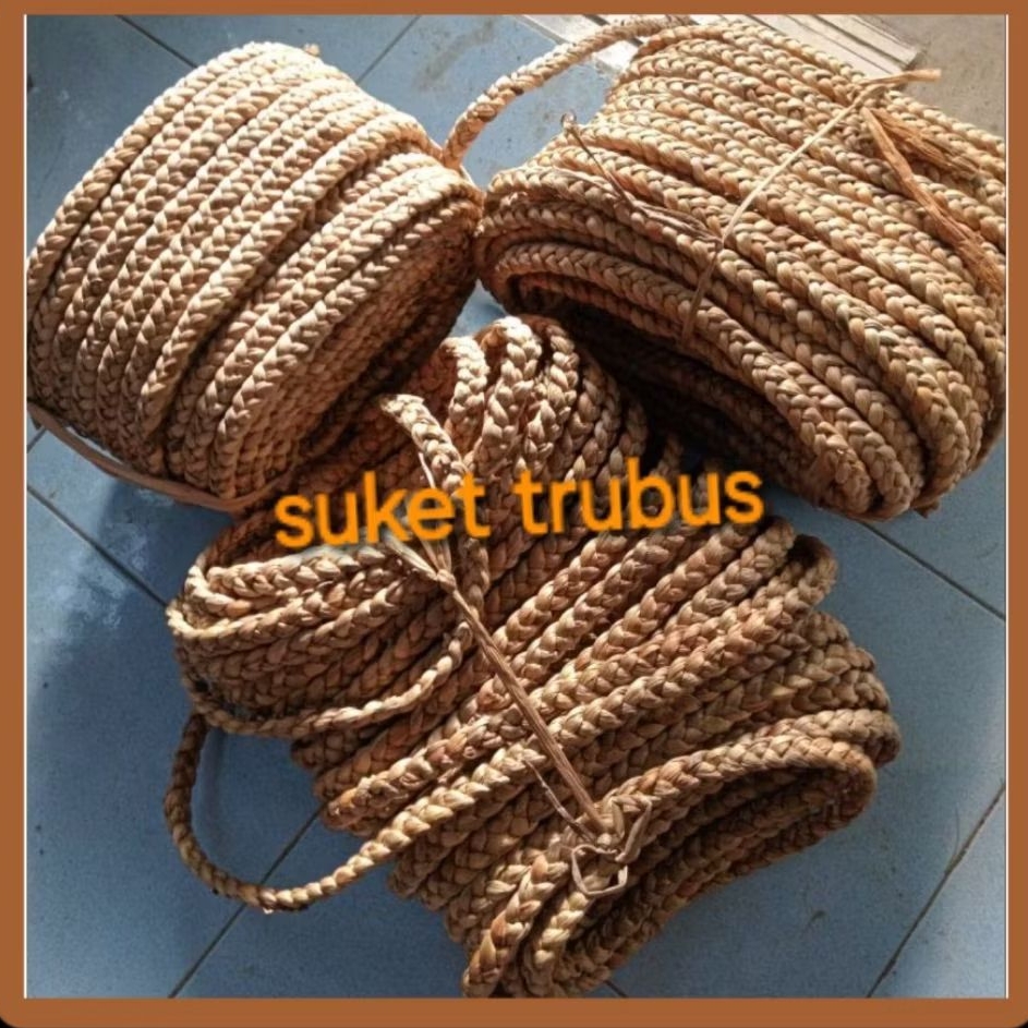 ECENG GONDOK KEPANG,tali eceng kepang 15mm-17mm,bahan kerajinan prakarya.kepang serat alam eceng buk