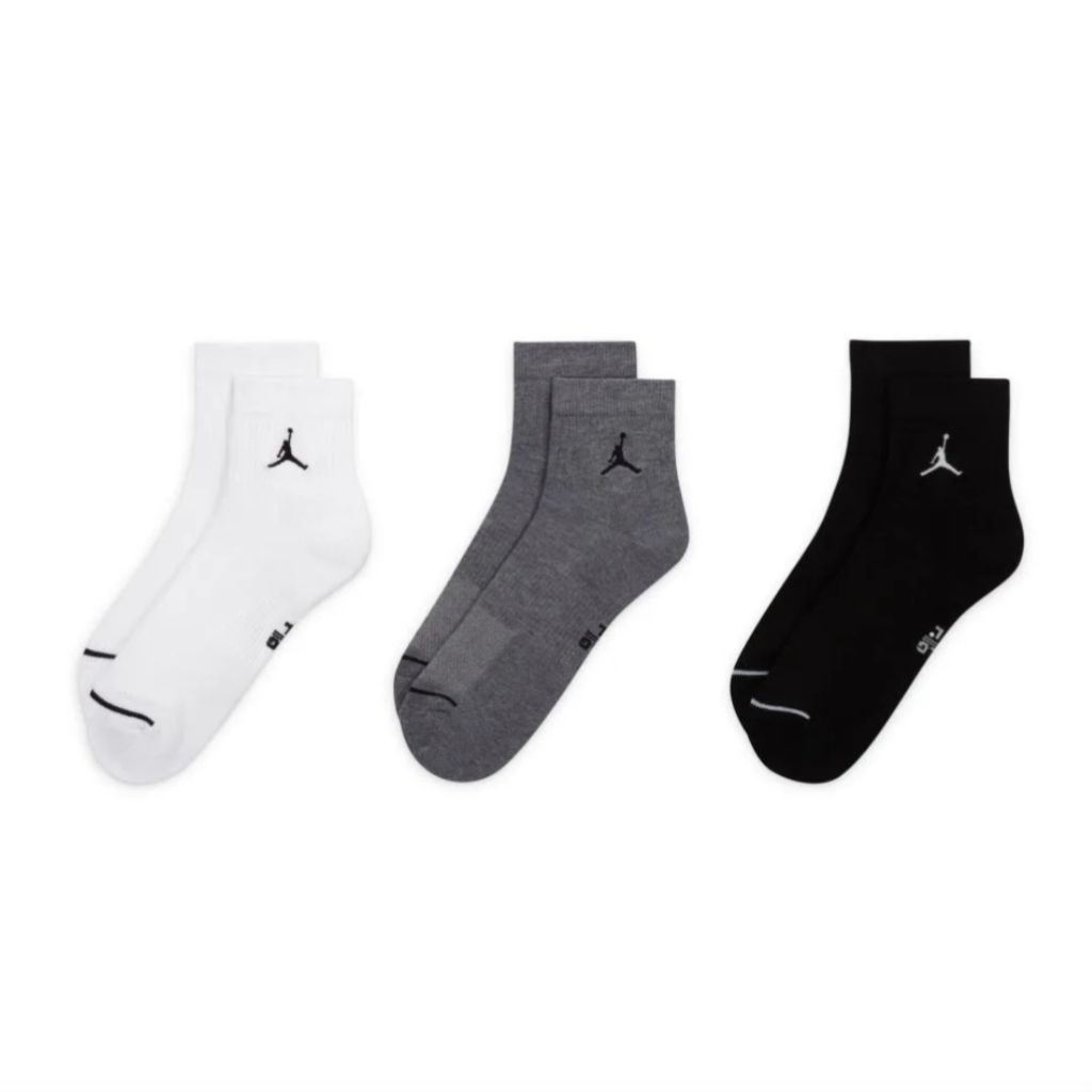 Sale nike' jordan everyday ankle 3pair sock unisex original kaos kaki olahraga pria wanita
