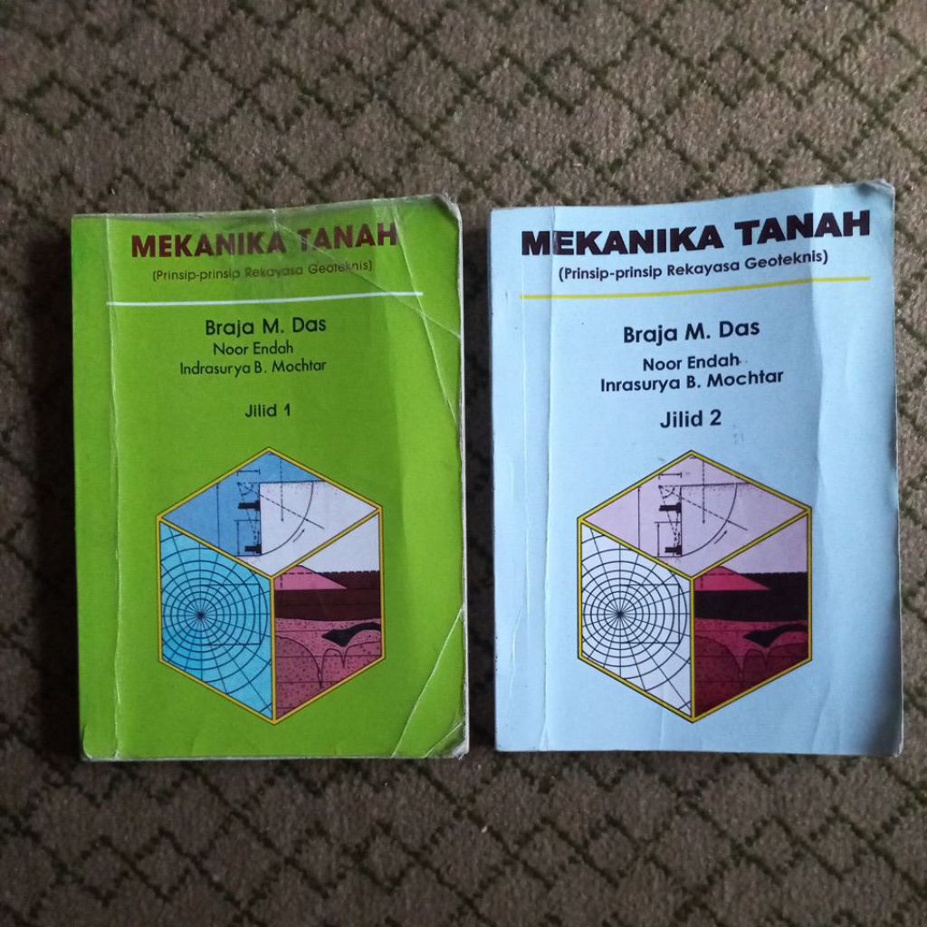 MEKANIKA TANAH PRINSIP-PRINSIP REKAYASA GEOTEKNIS. BRAJA M. DAS JILID 1 DAN JILID 2