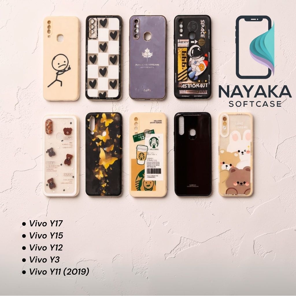 Casing Softcase Vivo Y17 Vivo Y15 Vivo Y13 Y11 Y3