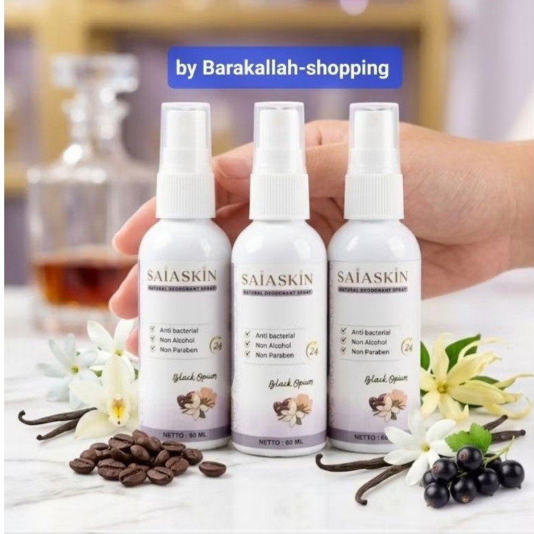 Saia skin BLACK OPIUM deodorant trawas spray 60ml