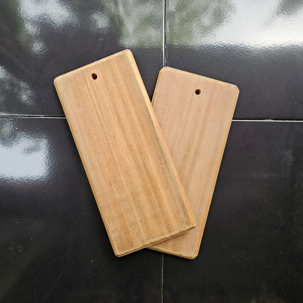 Promo Telenan Kayu Ukuran 32cmx14cm Tebal 2cm Kayu Ulin Kalimantan Termurah