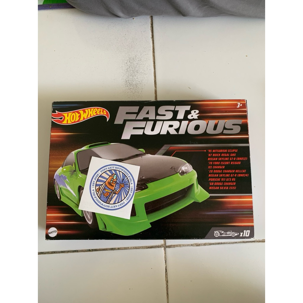 Hotwheels Gift Pack 10 Fast And Furious Walmart Rare