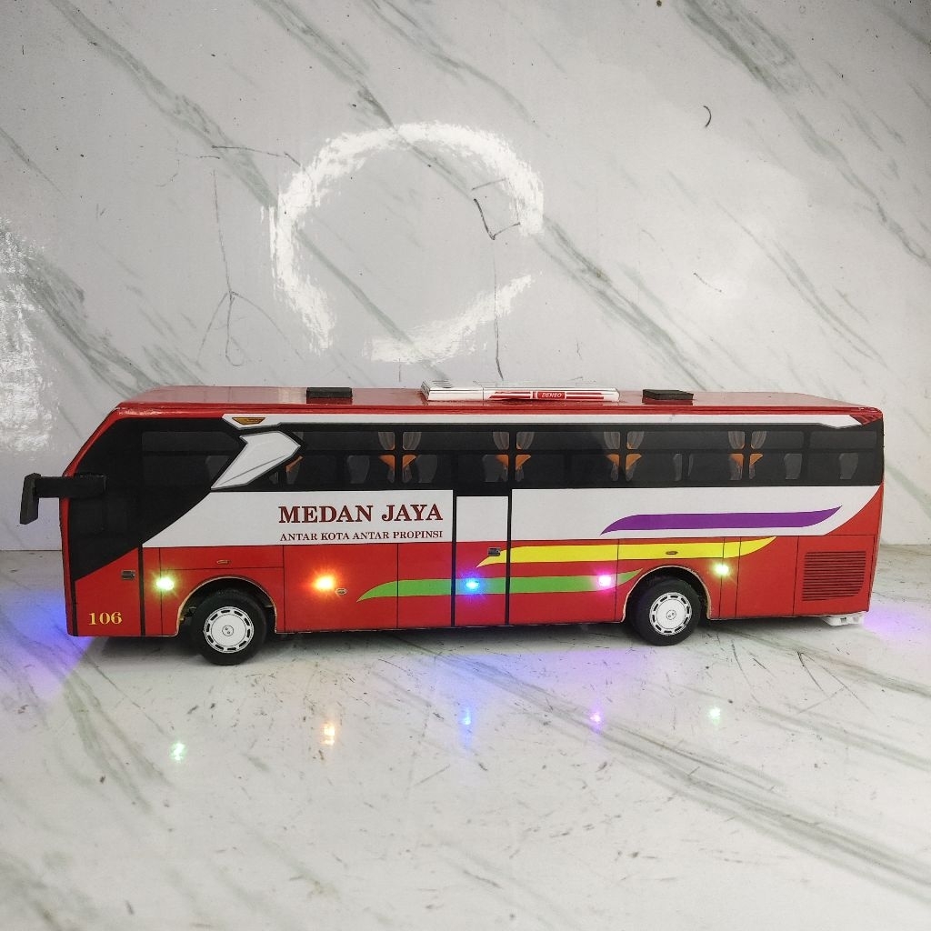 Miniatur Bus Medan Jaya Hyperion HD