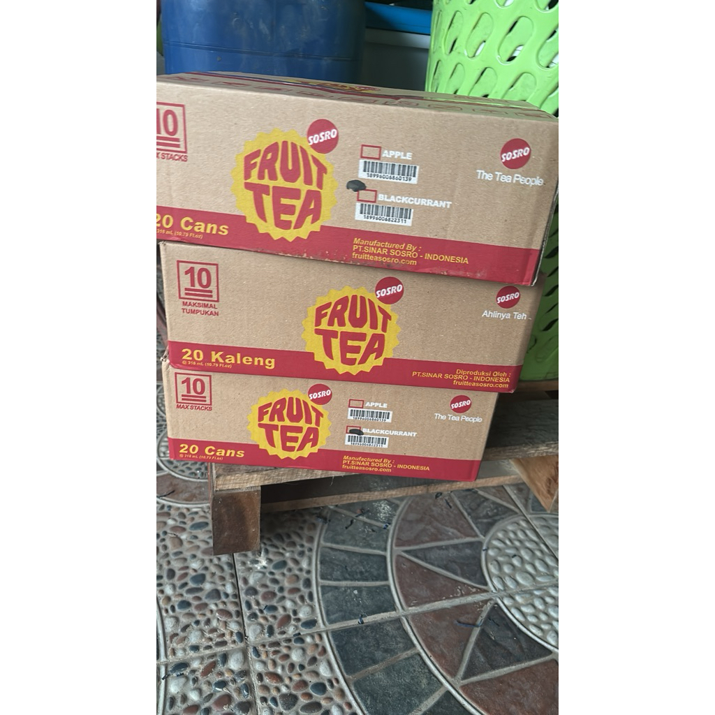 Fruit tea Sosro Kaleng