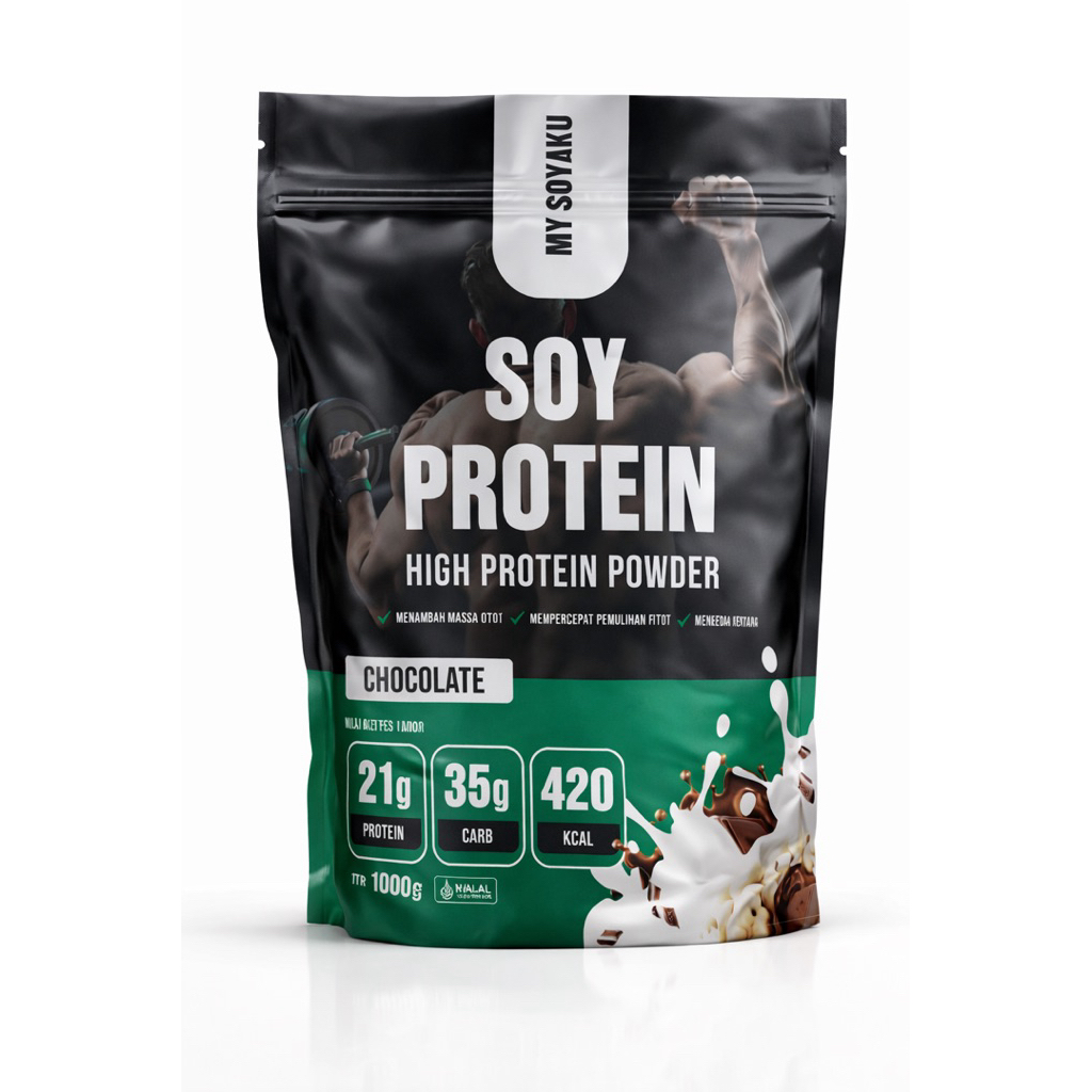 SOY PROTEIN RASA COKLAT || SUSU FITNESS TINGGI PROTEIN || SOY PROTEIN COKLAT COCOK UNTUK ANAK GYM