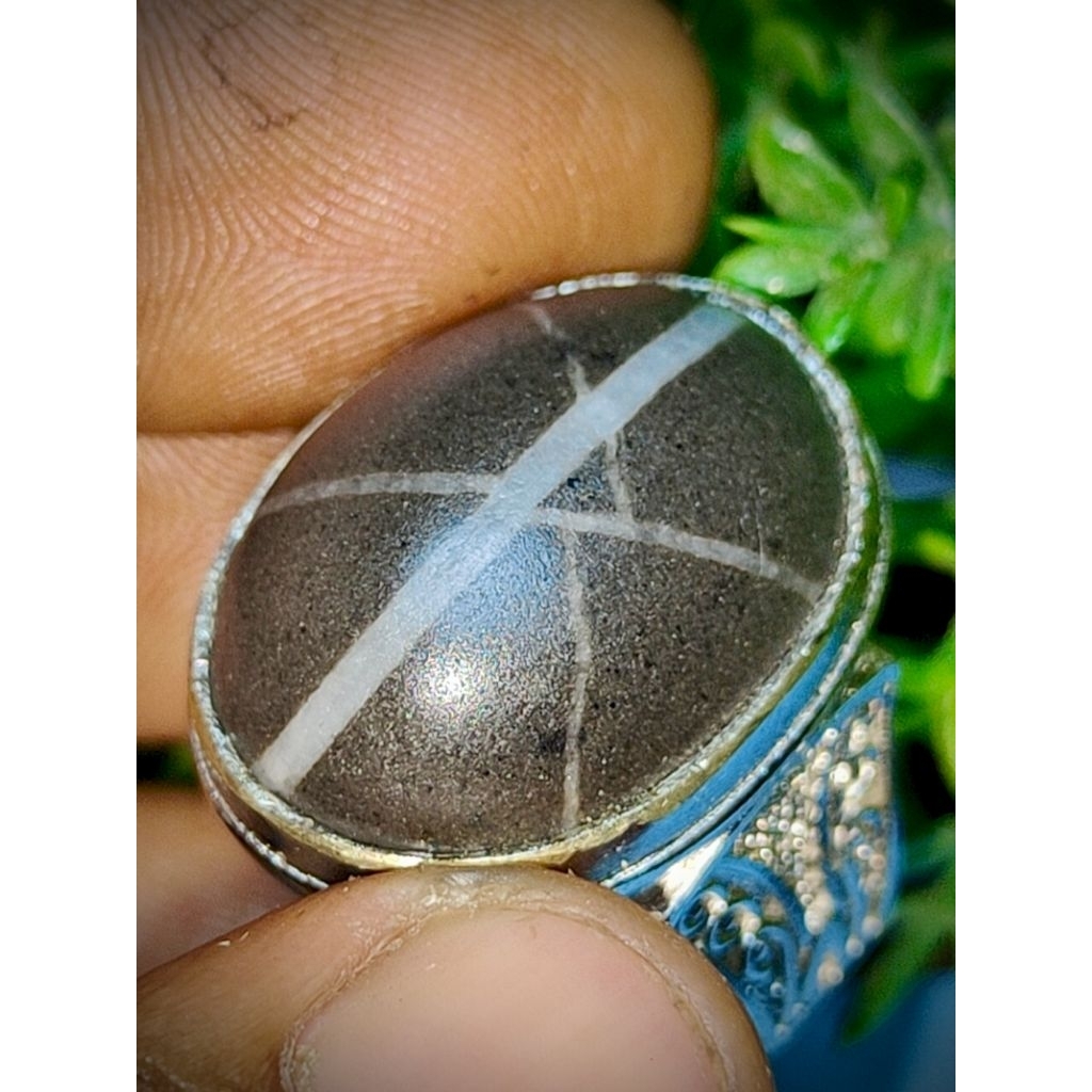 cincin batu akik tapak jalak kendit asli natural alami