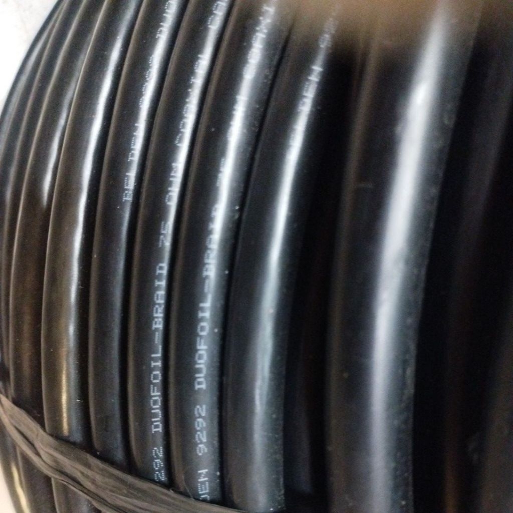 BELDEN 9292 DUOFOIL BRAID 75 OHM COAXIAL CABLE ECERAN METERAN