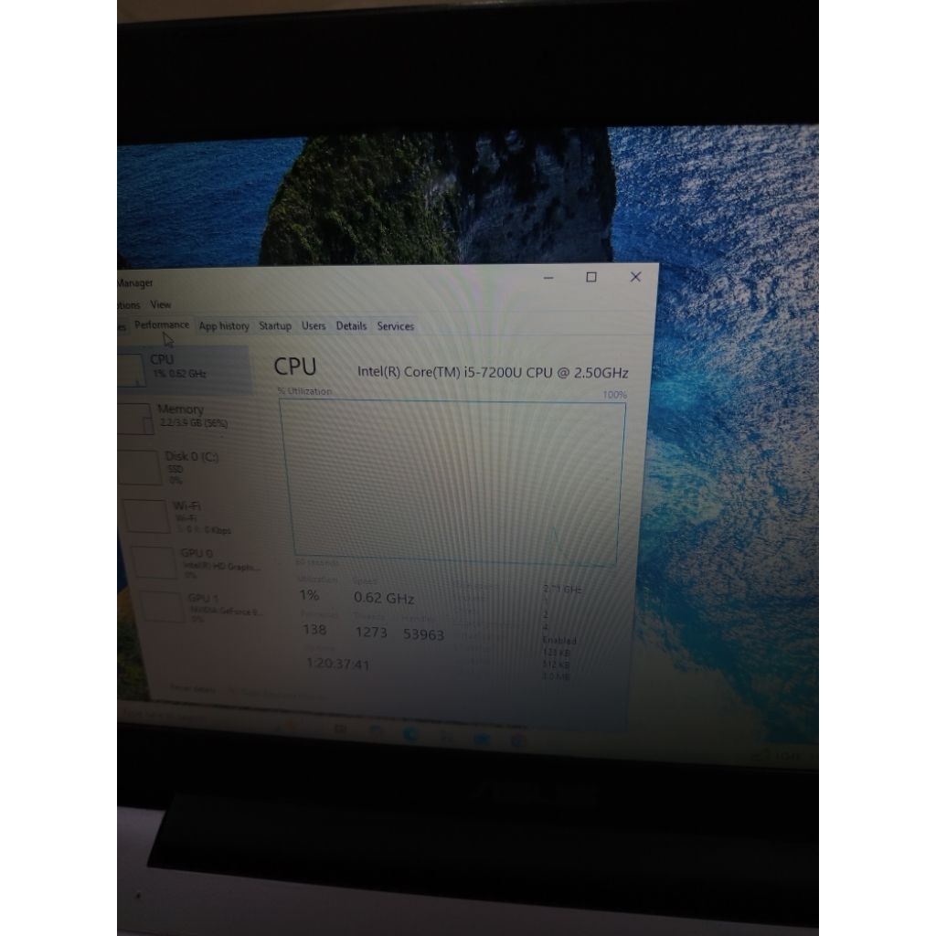Laptop Asus A456ur core i5-7200-4gb-ssd256gb-vga mx930