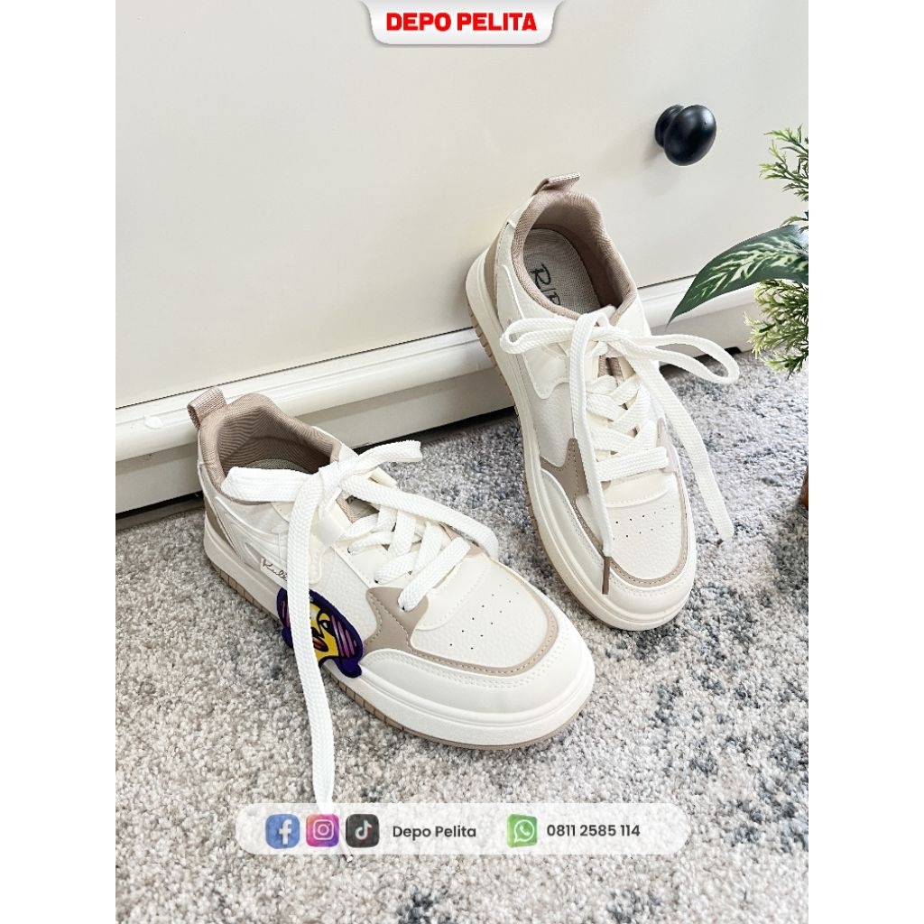 Sepatu Sneakers Wanita Rullief