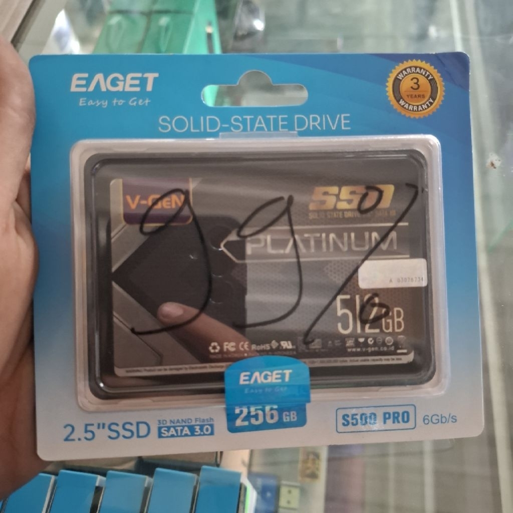 SSD SATA VGEN PLATINUM 512GB - SSD 512GB VGEN PLATINUM LIKE NEW