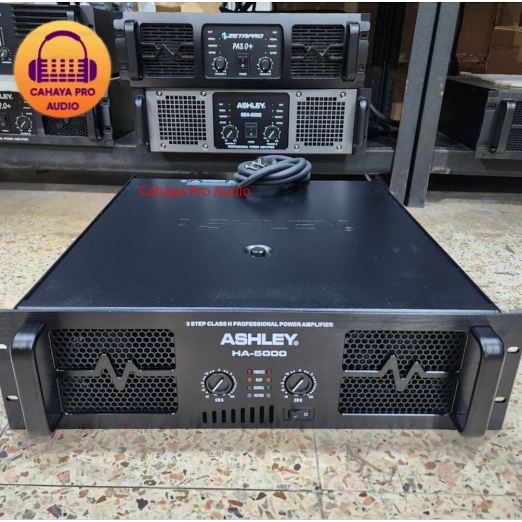 Power Amplifier Ashley HA5000 HA 5000 Original Class H