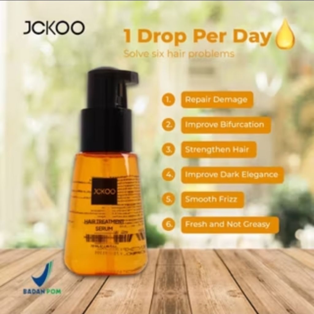 JCKOO Perfect Repair Hair Serum Vitamin Oil / Serum Vitamin Rambut 70ml