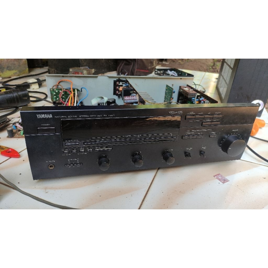amplifier YAMAHA RX-V390 natural sound stereo receiver bekas normal original japan