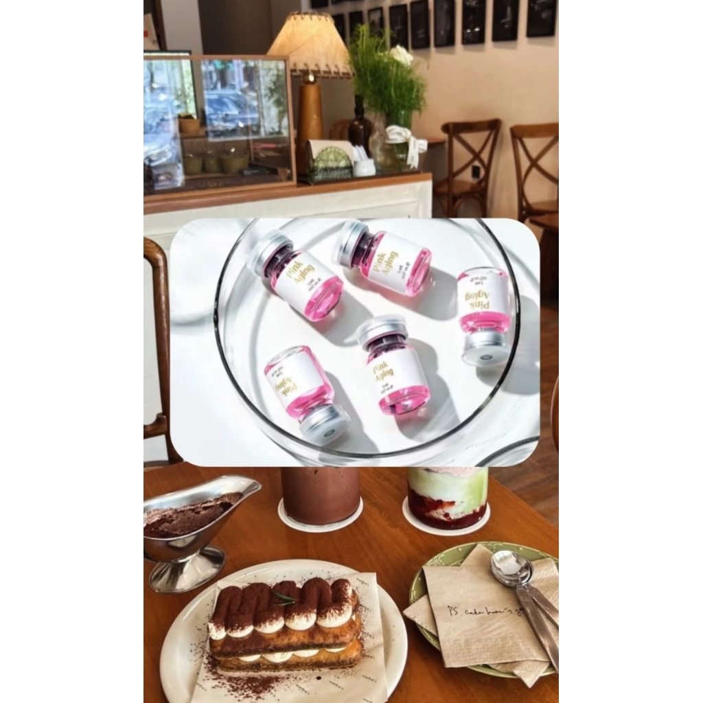 pink glow serum whitening salmon original pink glow
