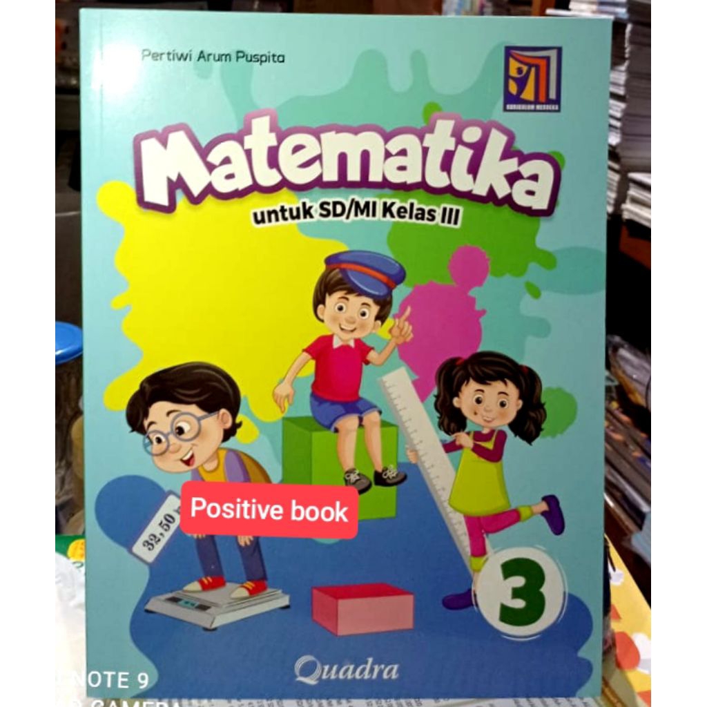 Buku Matematika Kelas 3 SD Kurikulum Merdeka Quadra