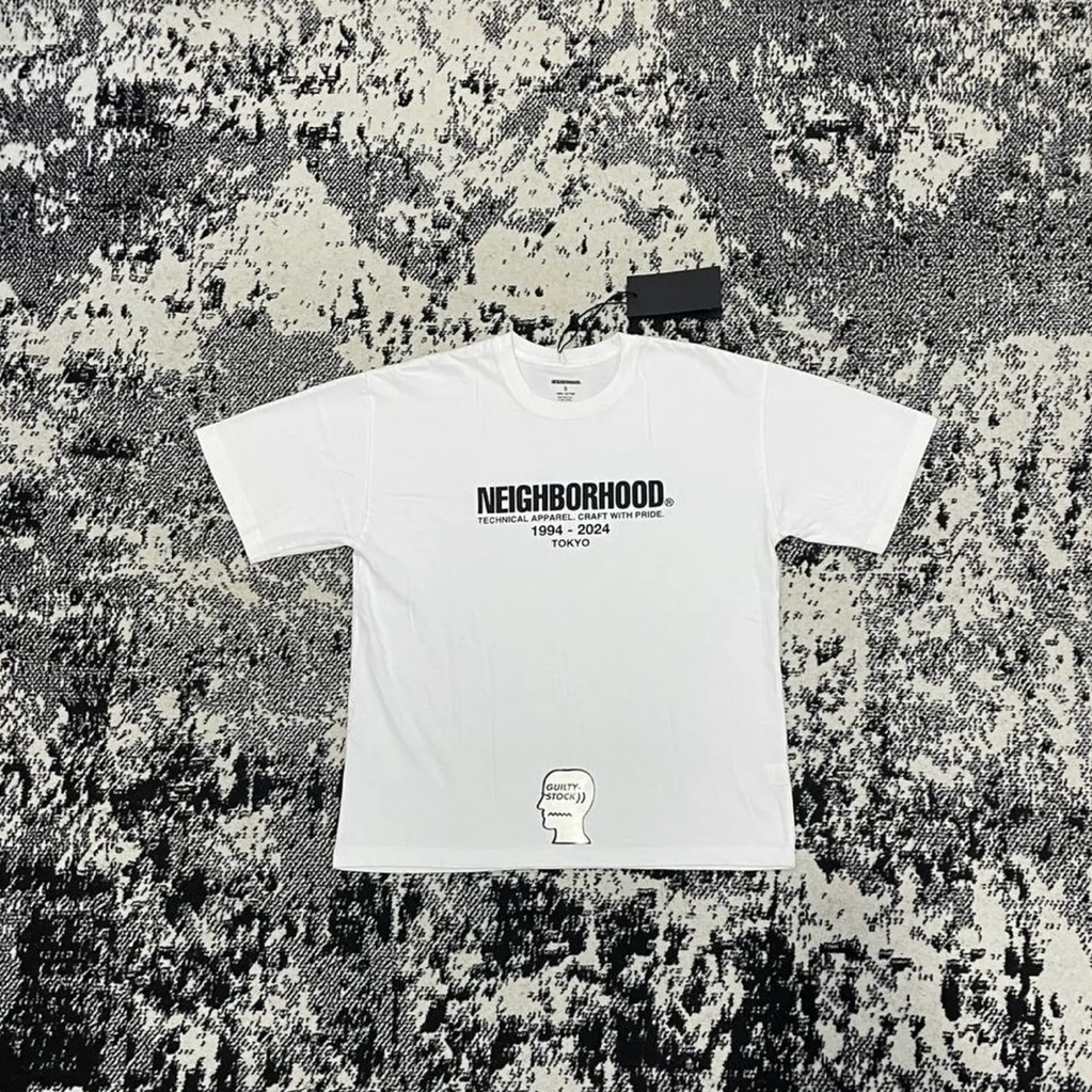 NEIGHBORHOOD LOGO SS TEE WHITE