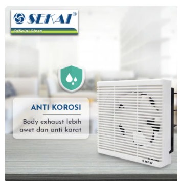 Sekai WEF-890 Exhaust Fan Dinding 8 inch WEF890