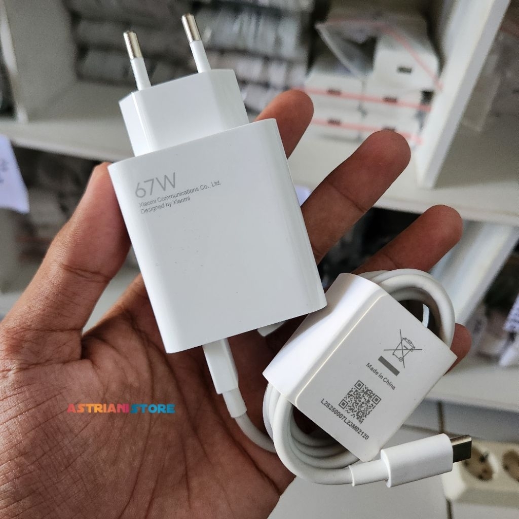 Charger Xiaomi/Poco 67W Max Bekas Mulus Ori Copotan Poco X3 Gt/Redmi note 11pro