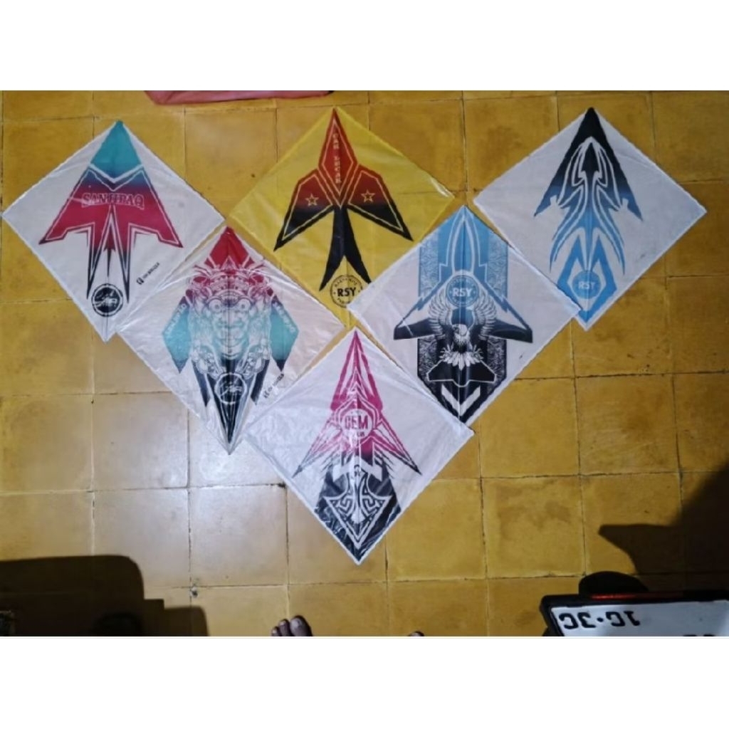 layang Sukhoi super aduan khas Jawa Timuran, non lilitan (50) pcs