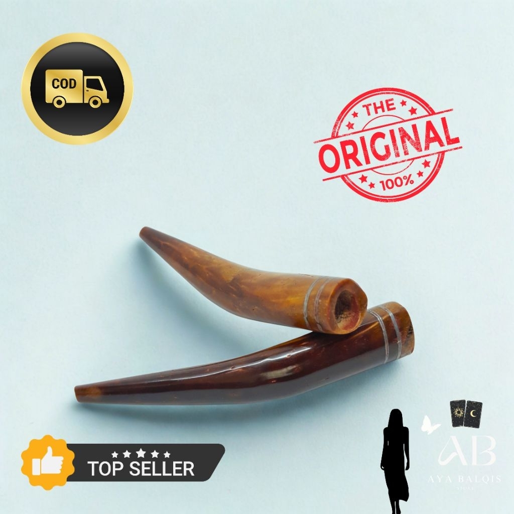 Pipa Once Kayu Kokka Asli 7cm - Cangklong Kayu Bertu@h Koleksi Classic
