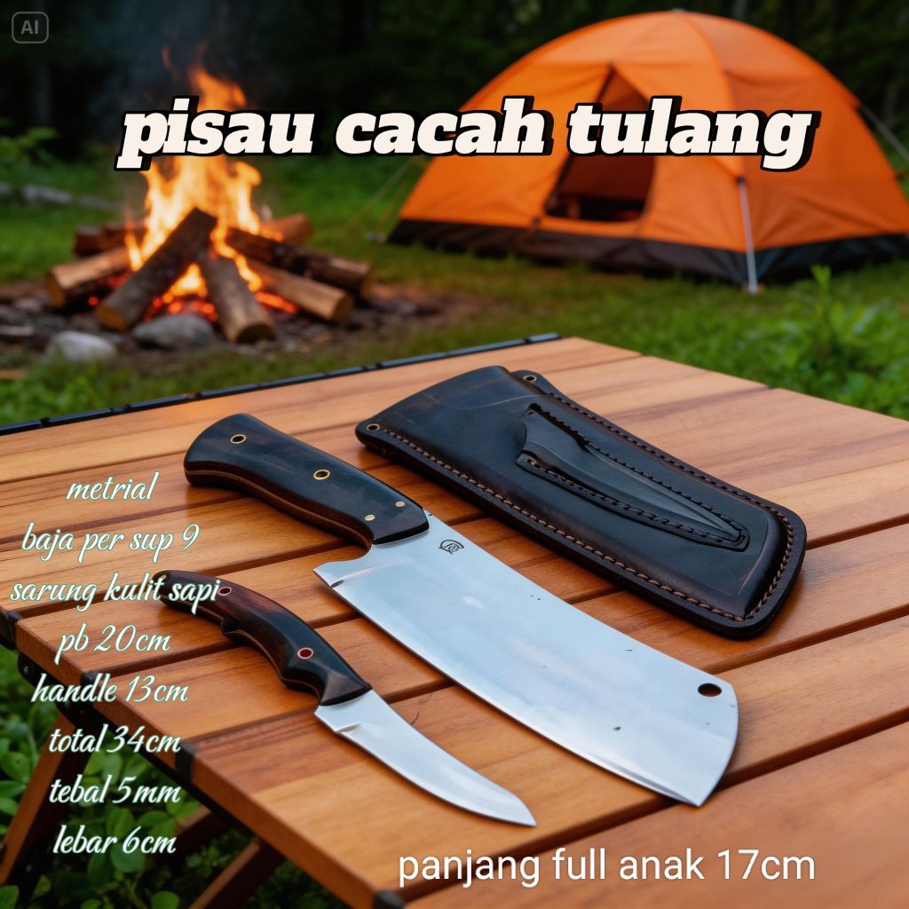 pisau set cacah tulang HSS fulltank
