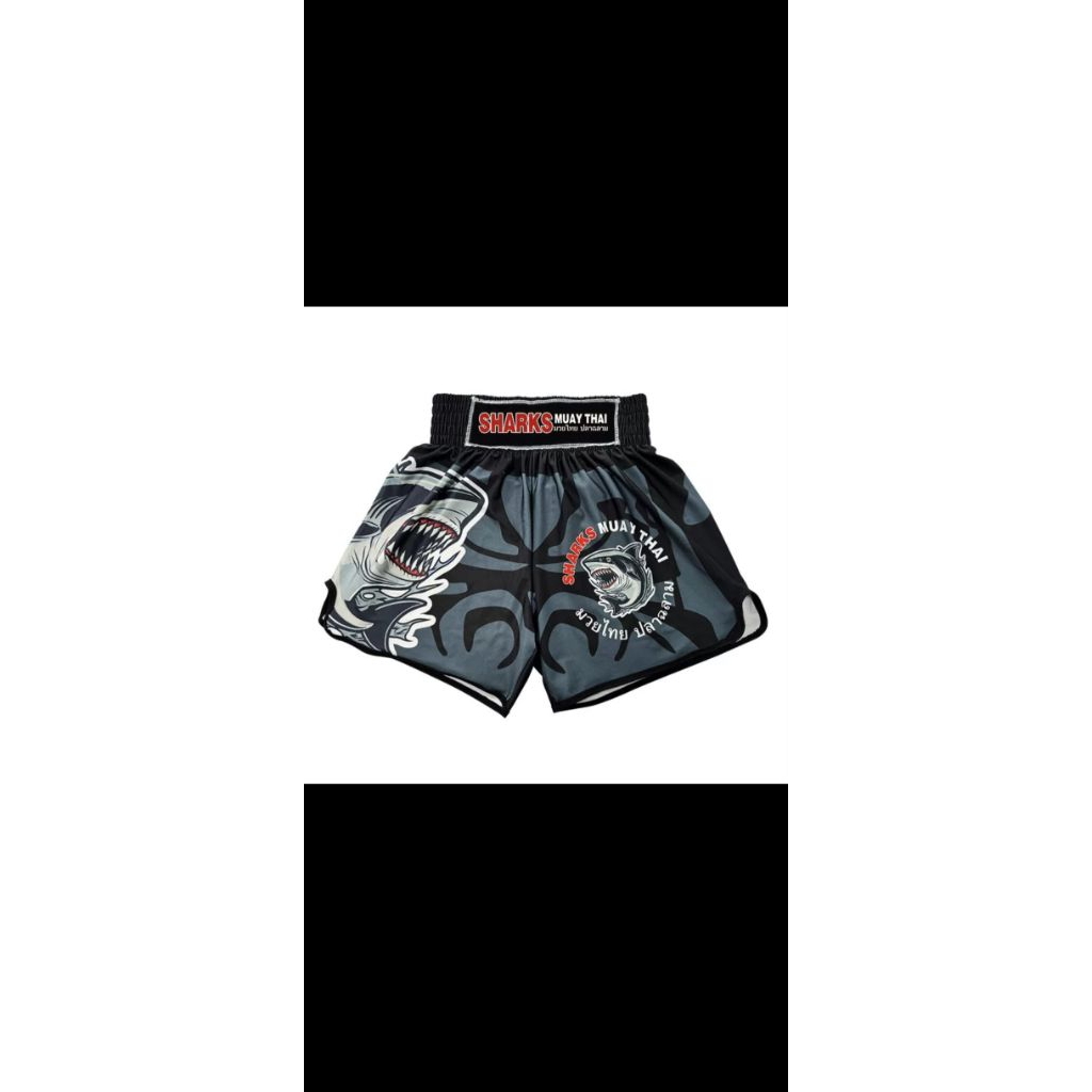 celana muaythai boxing shark gym