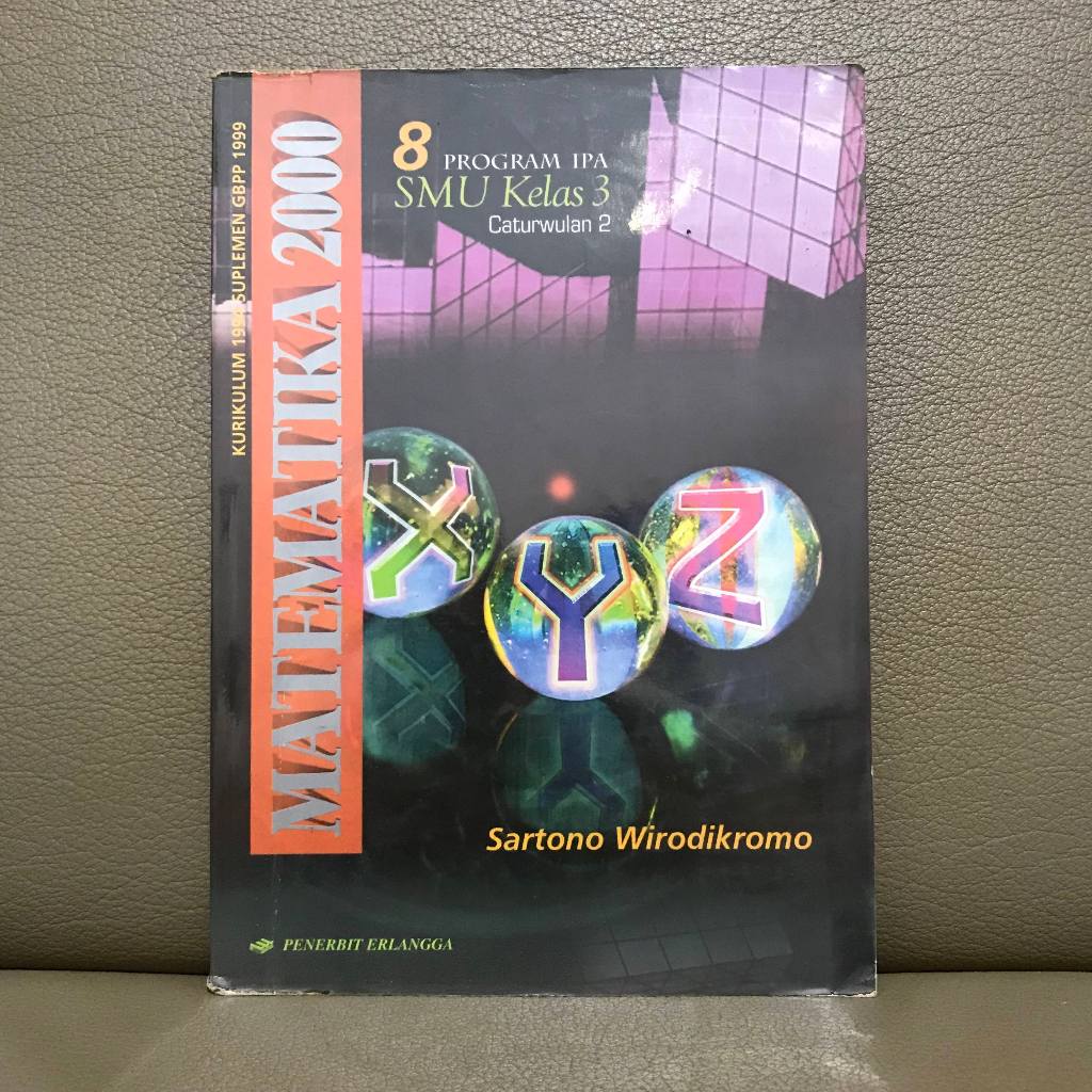 Preloved Matematika IPA 3 Untuk SMU/SMA/MA Kelas XII (12) Cawu 2 - Penerbit Erlangga