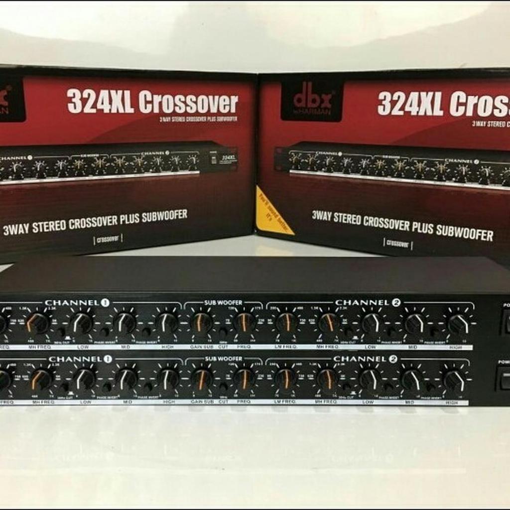 Crossover Audio dbx 224XL + Subwoofer 4-Way dengan Filter Profesional - IC MAKRO