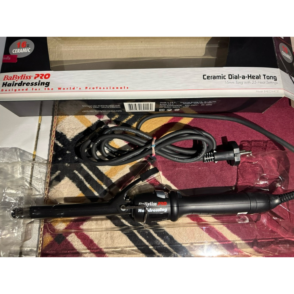 Babyliss PRO BAB2244CID Catok keritiny/Curly 16mm Ceramic - PRELOVED