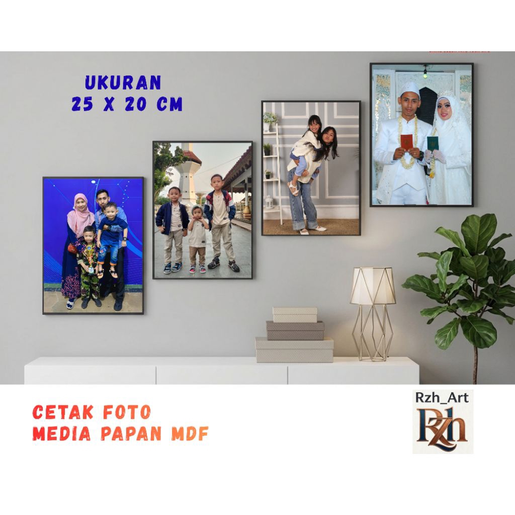 Cetak Foto Media Papan Mdf