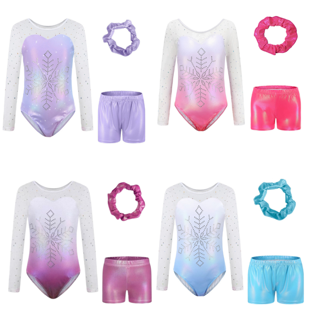 [READY STOCK] Tiny Queens SL-10/SL-11 Gymnastic Leotard Anak Import/Baju Senam Gymnastic Anak Peremp