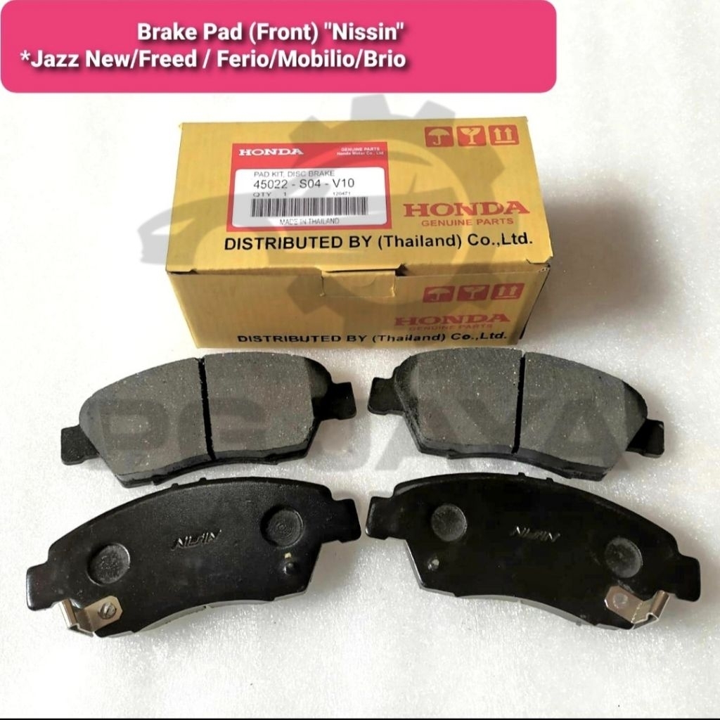 Kampas Kanvas Rem Depan Brake Pad Front Honda MOBILIO 1 Set