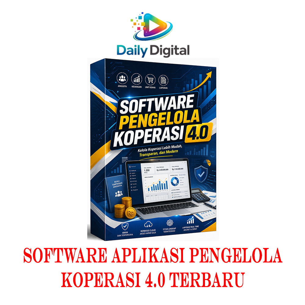 SOFTWARE PROGRAM APLIKASI KOPERASI SIMPAN PINJAM KOPERASI 4.0.0.7 FULL VERSION