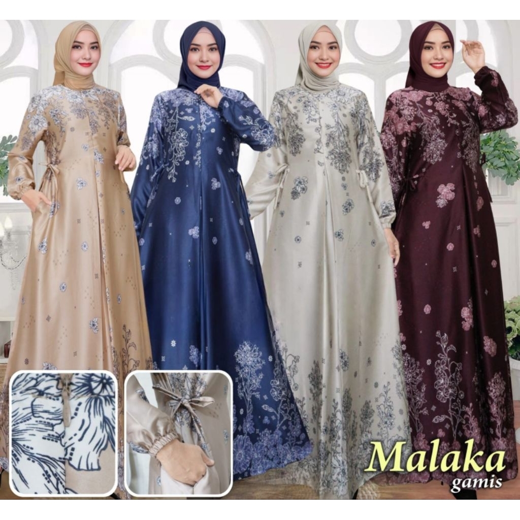 NR-MODE gamis malaka silk premium-gamis kondangan dan hajatan