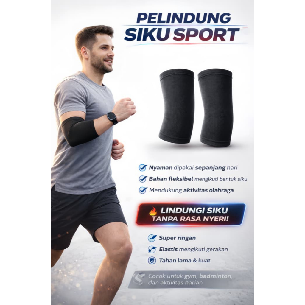 Dekker siku tangan/elbow siku tangan/elbow support protector deker siku tangan elboow sleeve compres