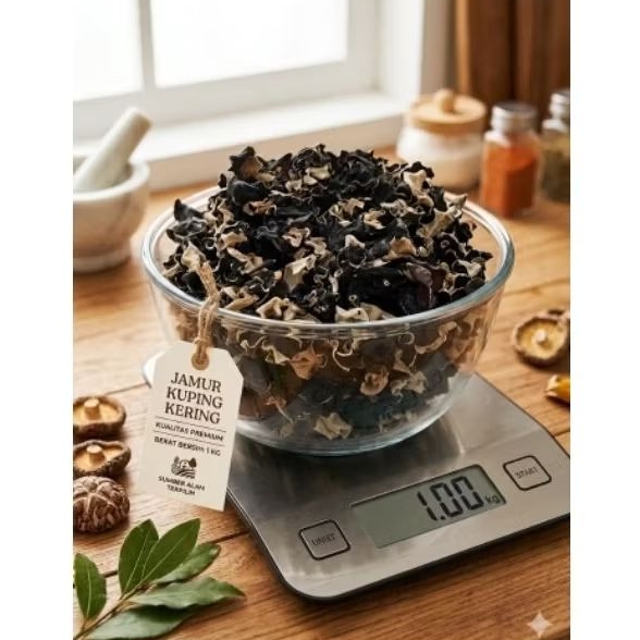 Jamur kuping kering 1kg
