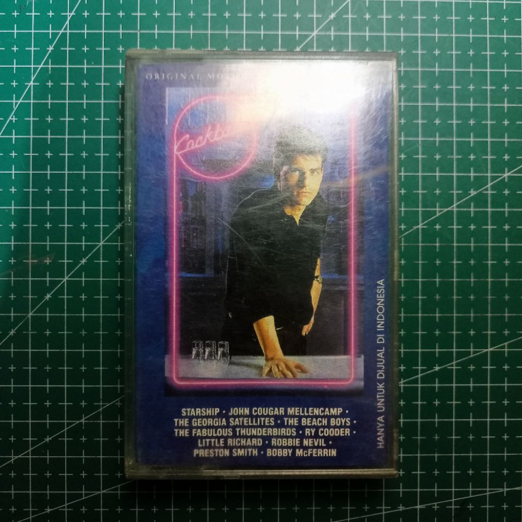 Kaset Soundtrack - OST Cocktail (Starship, The Beach Boys, Bobby McFerrin, Little Richard, Preston S